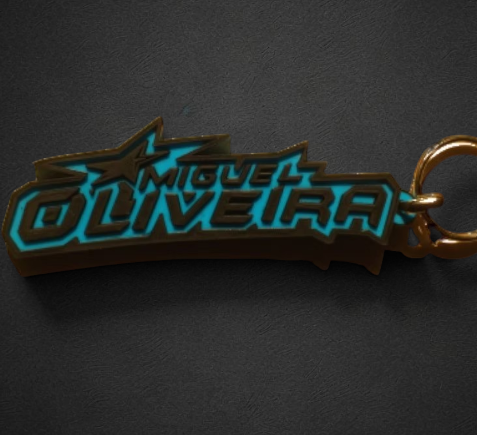 Porta-chaves PVC soft Miguel Oliveira